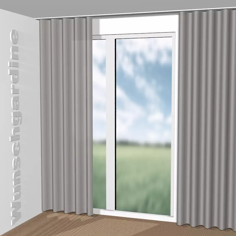 Wellenvorhang aus Everglow CH3160/093