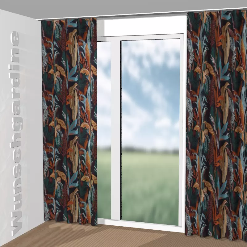 Wellenvorhang aus Fabulous Beauty CH3096/060