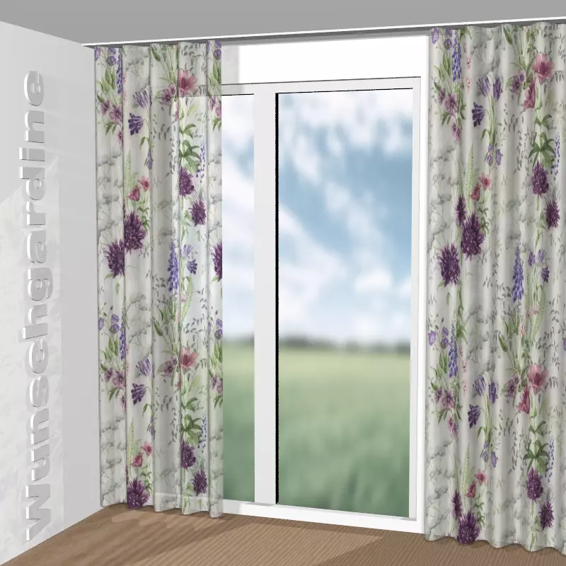 Wellenvorhang aus Fabulous Journey CH3107/071