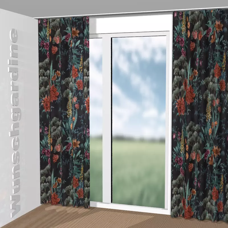 Wellenvorhang aus Fabulous Journey CH3107/093