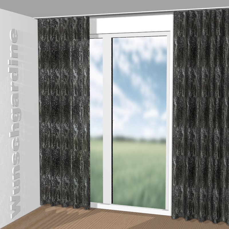 Wellenvorhang aus Fancy Leo JA7159-091