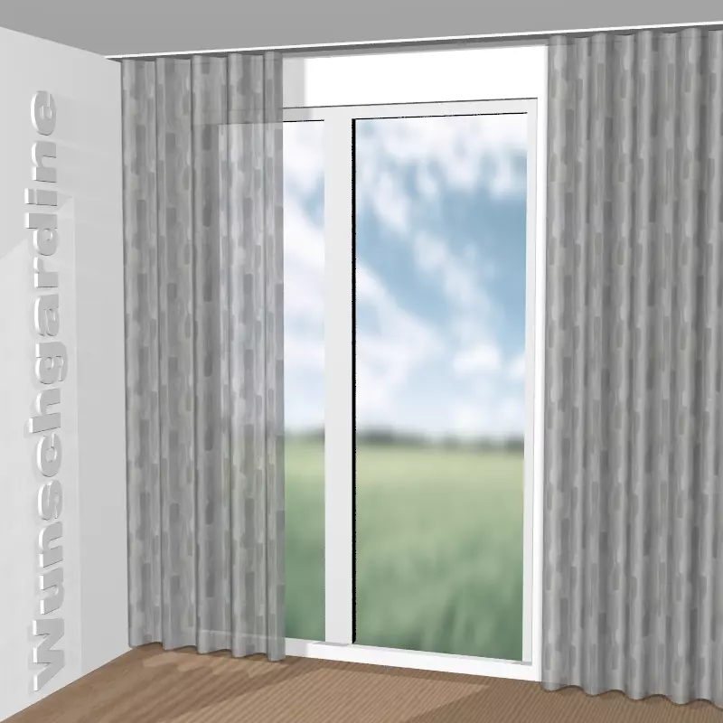 Wellenvorhang aus Feel Inspired JA7080-091