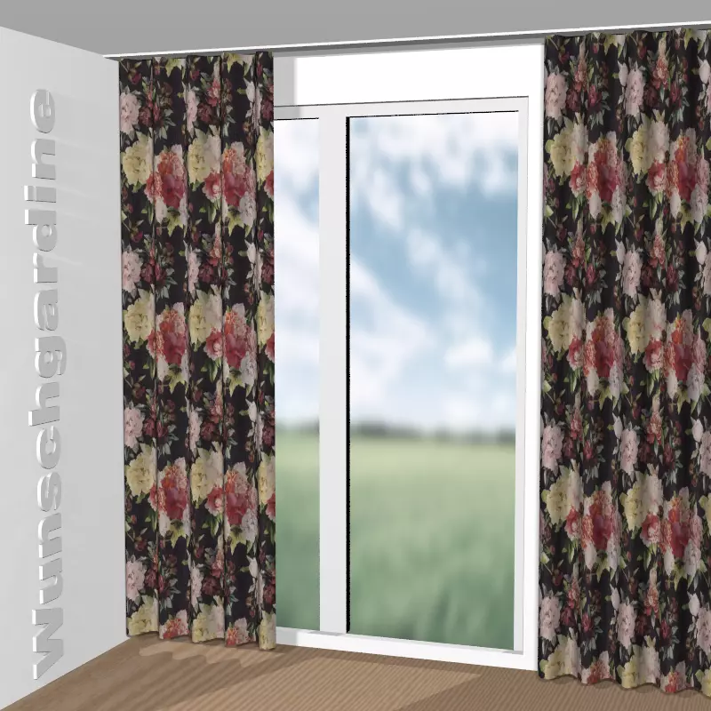 Wellenvorhang aus Fiore Botanico CA1444/041