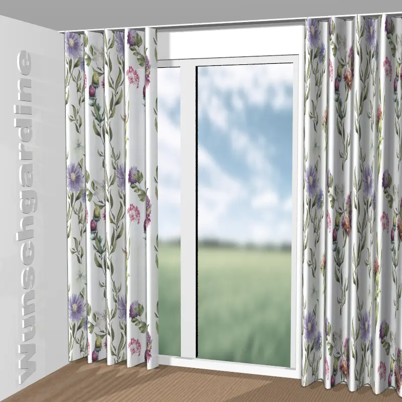 Wellenvorhang aus Four Seasons GS1026-060