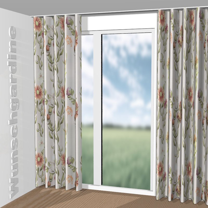 Wellenvorhang aus Four Seasons GS1026-061