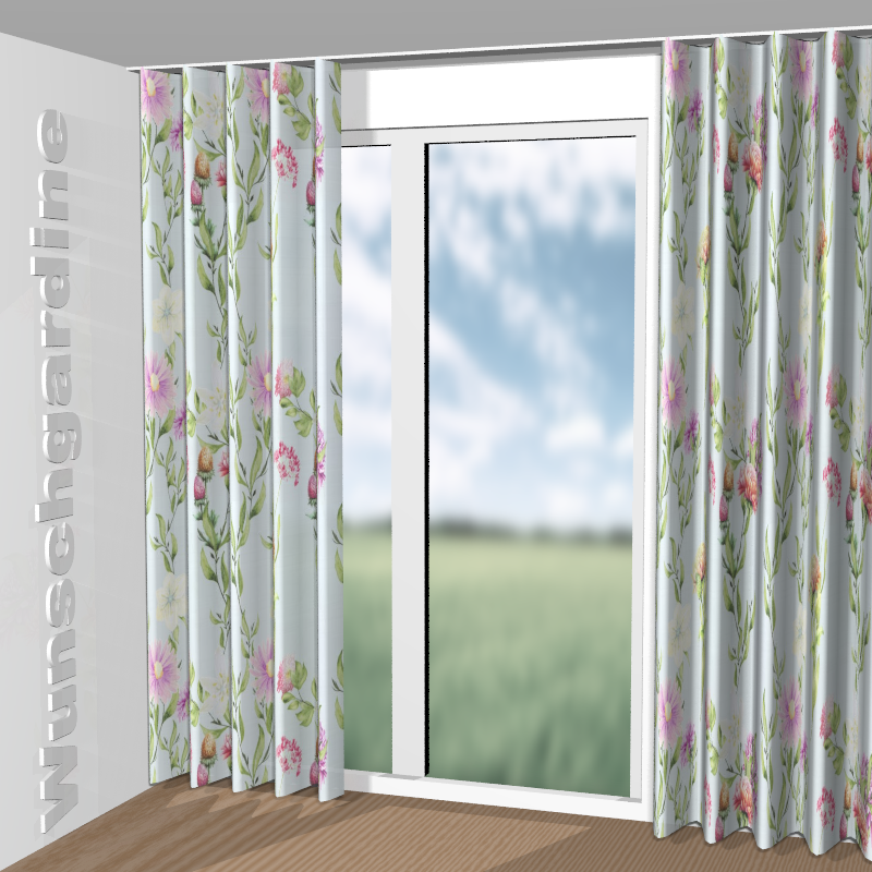 Wellenvorhang aus Four Seasons GS1026-080