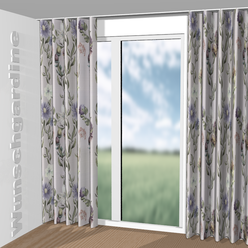 Wellenvorhang aus Four Seasons GS1026-081