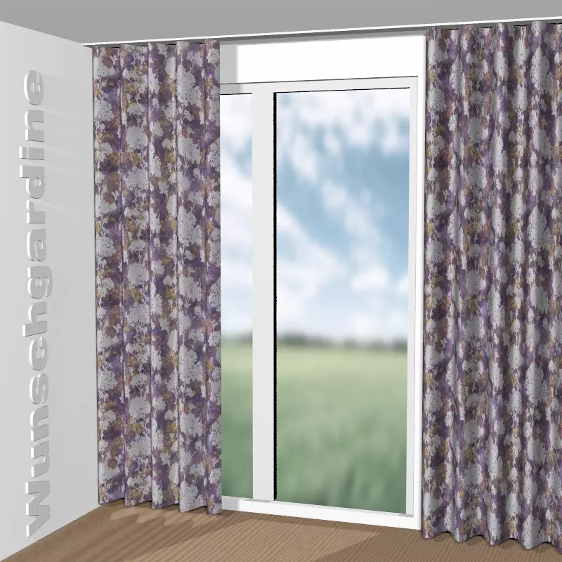 Wellenvorhang aus Full Bloom JA8037-080