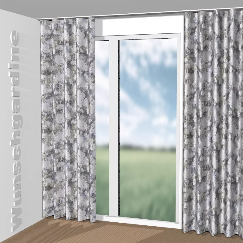 Wellenvorhang aus Full Bloom JA8037-091
