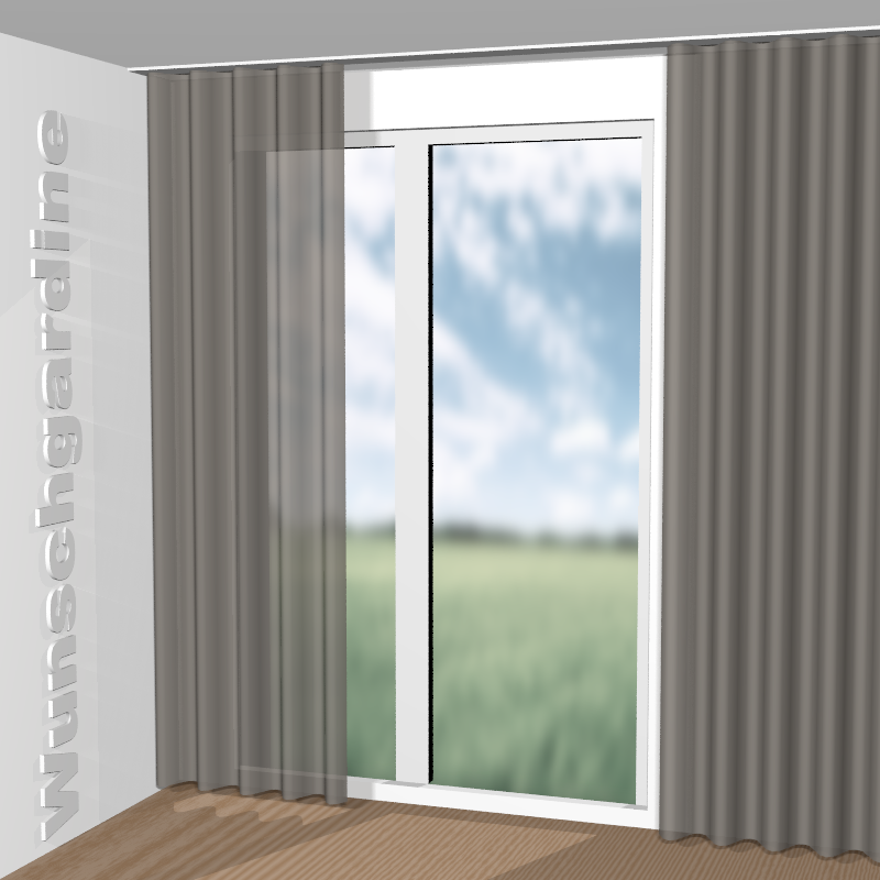 Wellenvorhang aus Funky Fr GS7020-022