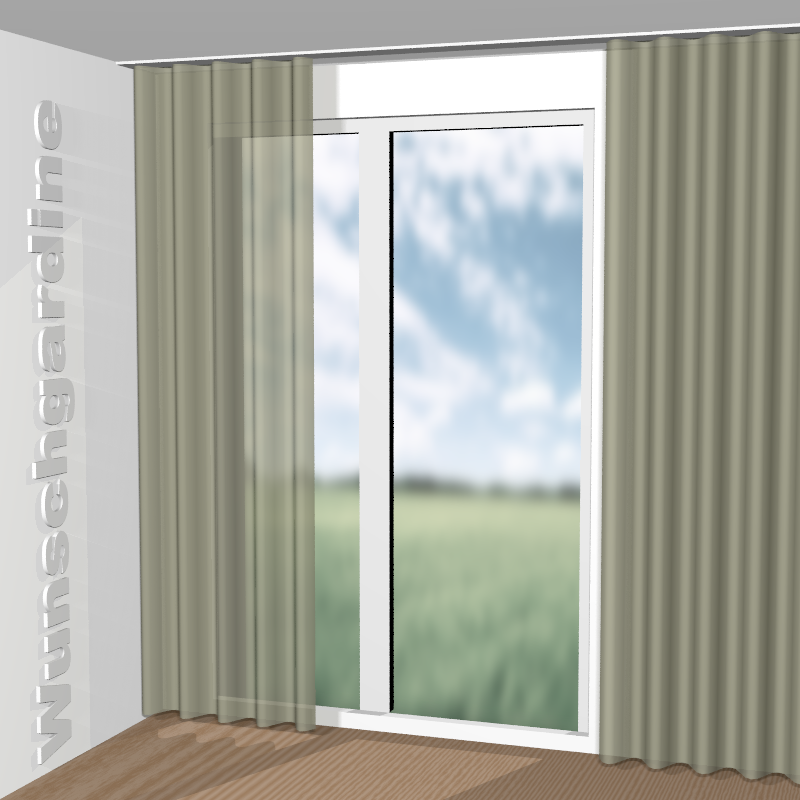 Wellenvorhang aus Funky Fr GS7020-031