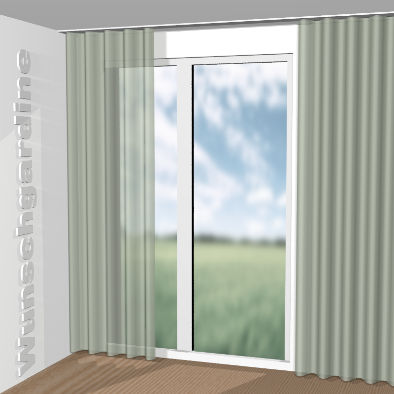 Wellenvorhang aus Funky Fr GS7020-034