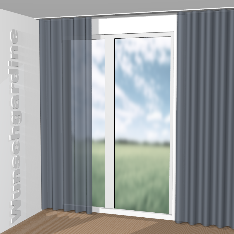 Wellenvorhang aus Funky Fr GS7020-051