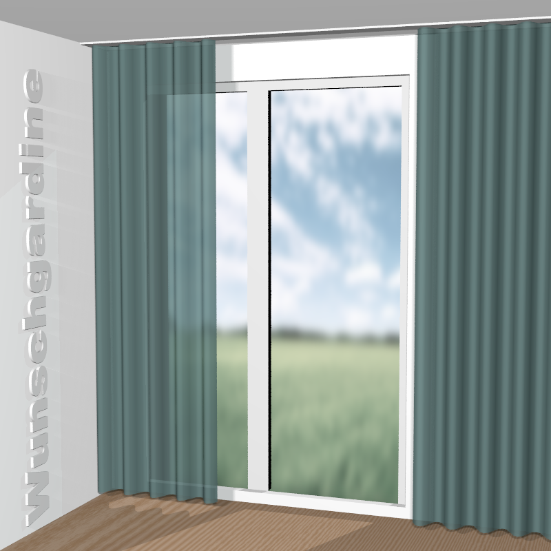 Wellenvorhang aus Funky Fr GS7020-083