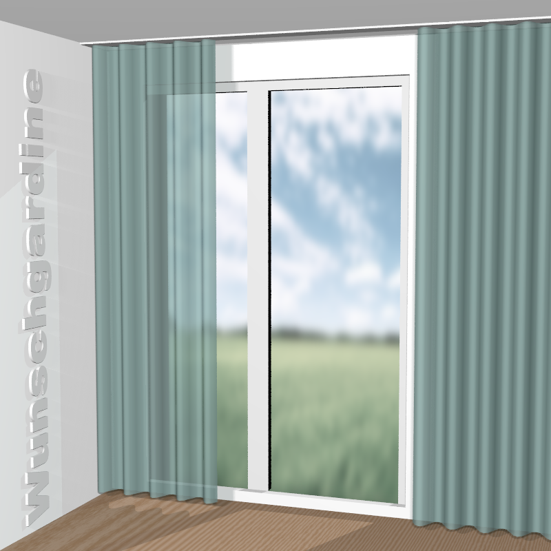 Wellenvorhang aus Funky Fr GS7020-084