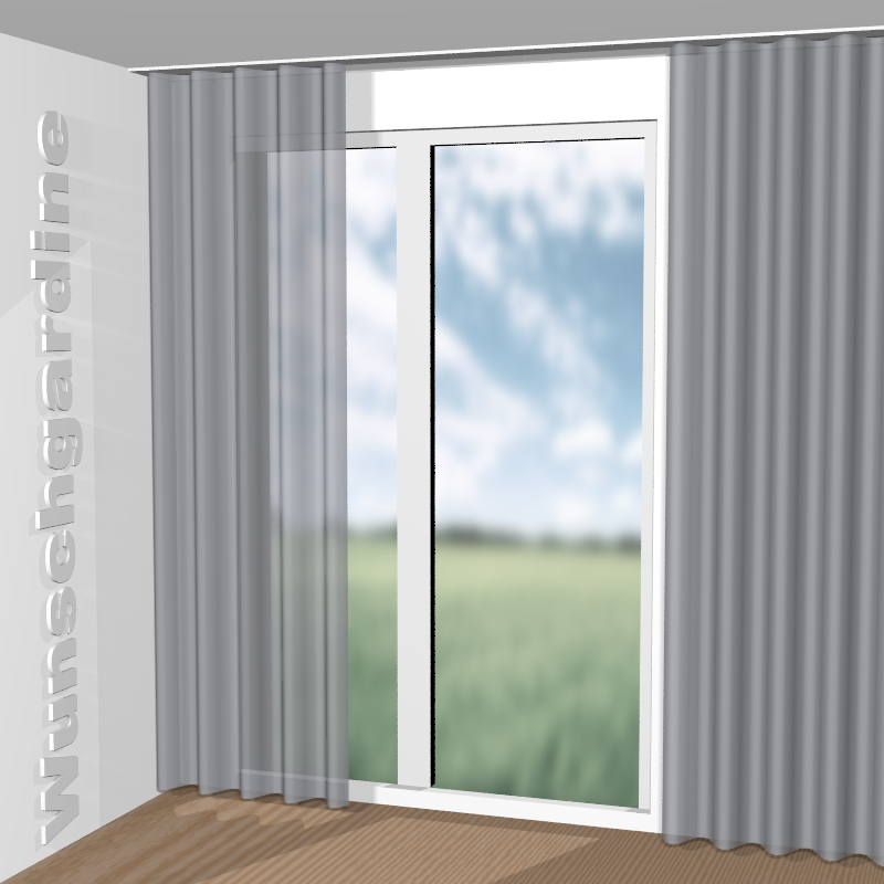 Wellenvorhang aus Funky Fr GS7020-093