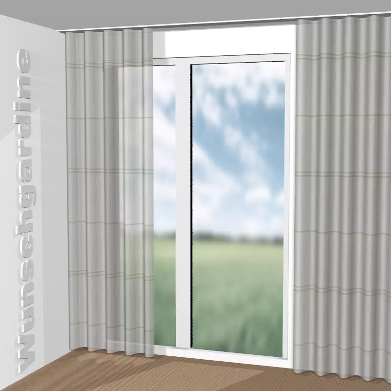 Wellenvorhang aus Garden Line GS4058-071