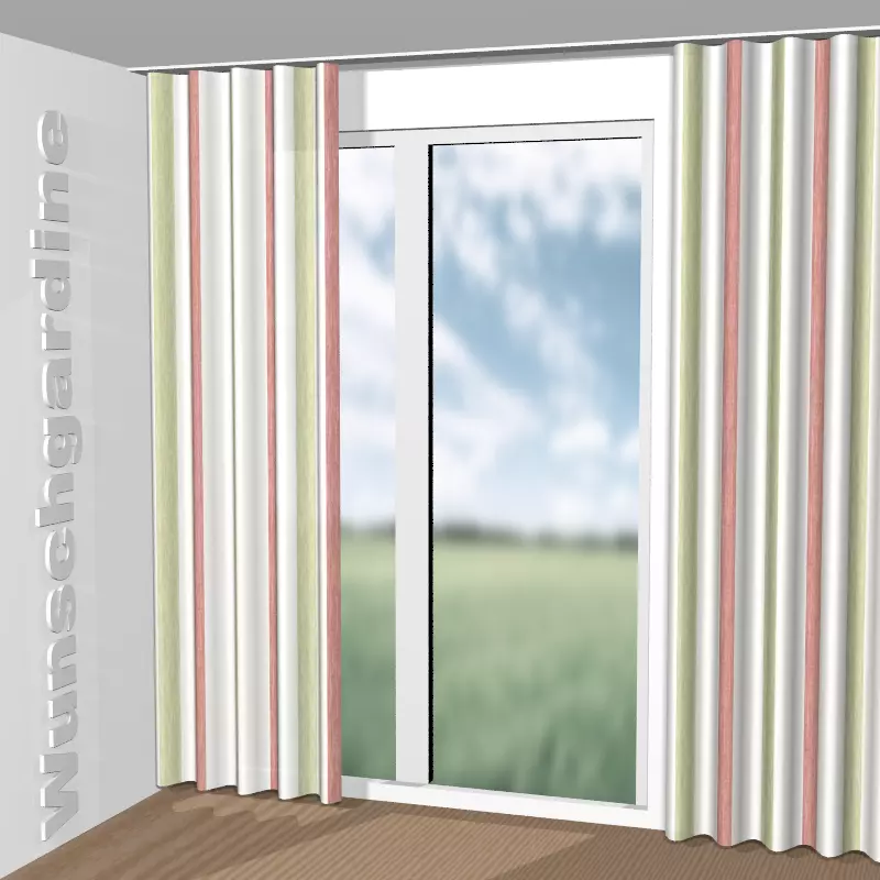 Wellenvorhang aus Garden Stripe Vol. 2 8-4773-030