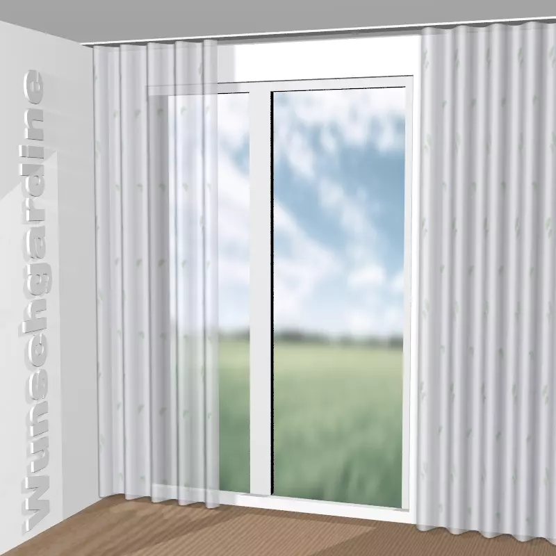 Wellenvorhang aus Ginkgo GS4019-030