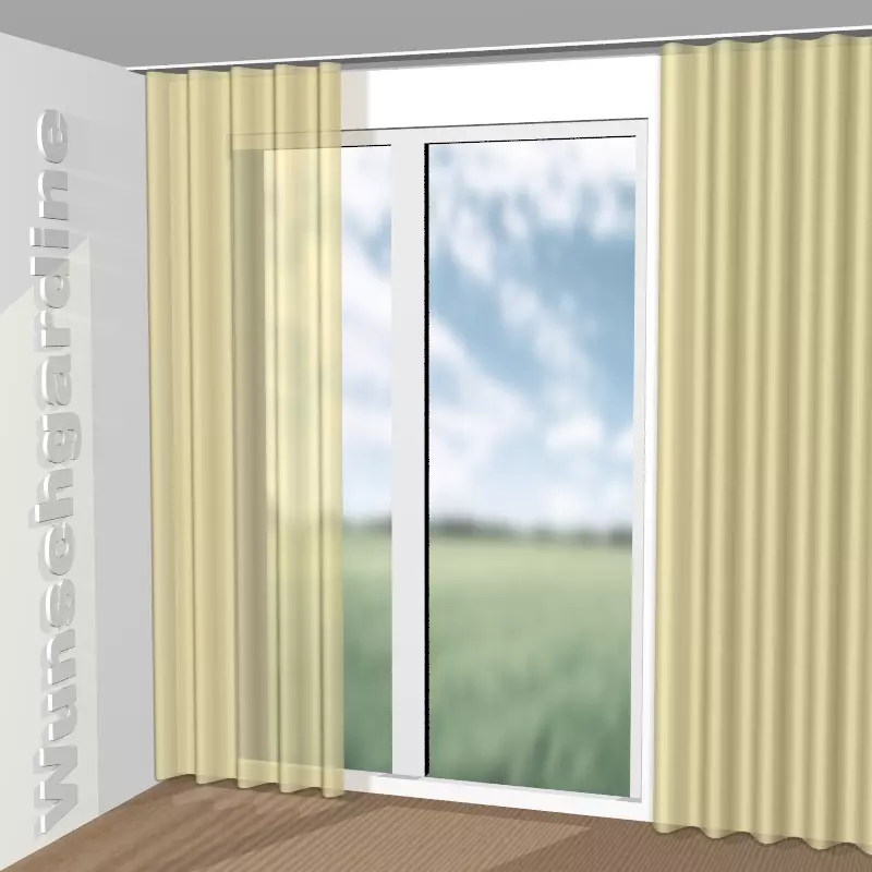 Wellenvorhang aus Gladden CH3166/041