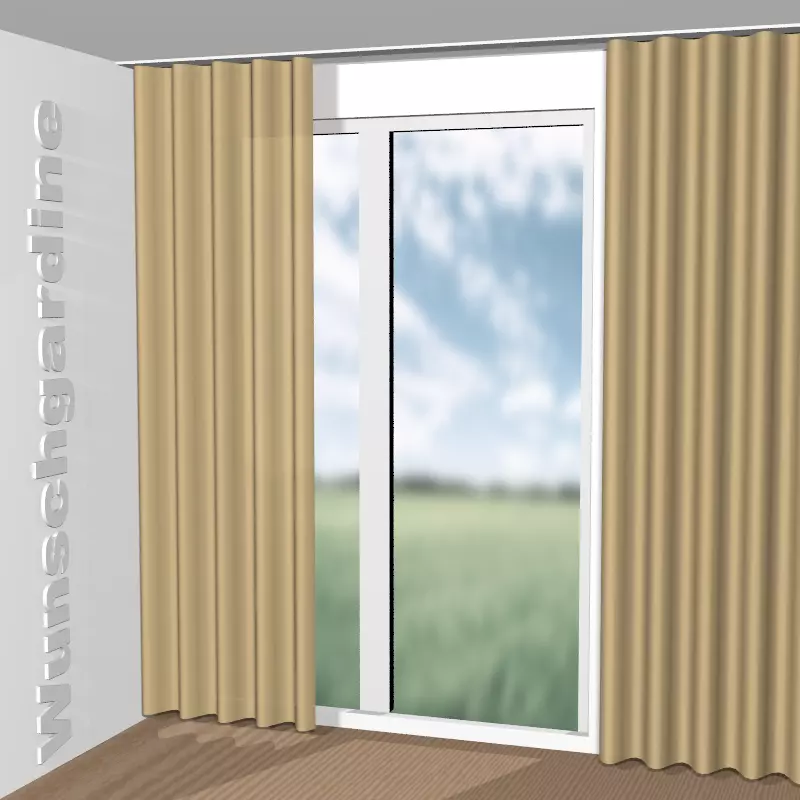 Wellenvorhang aus Grand Plan CH3168/040
