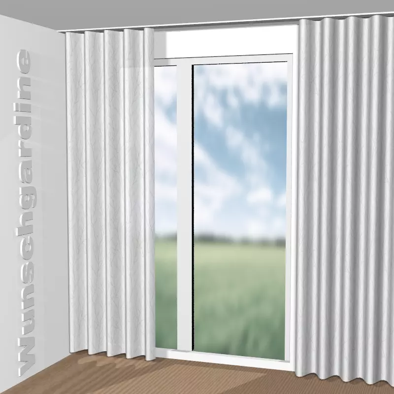 Wellenvorhang aus Hazel GS4078-091