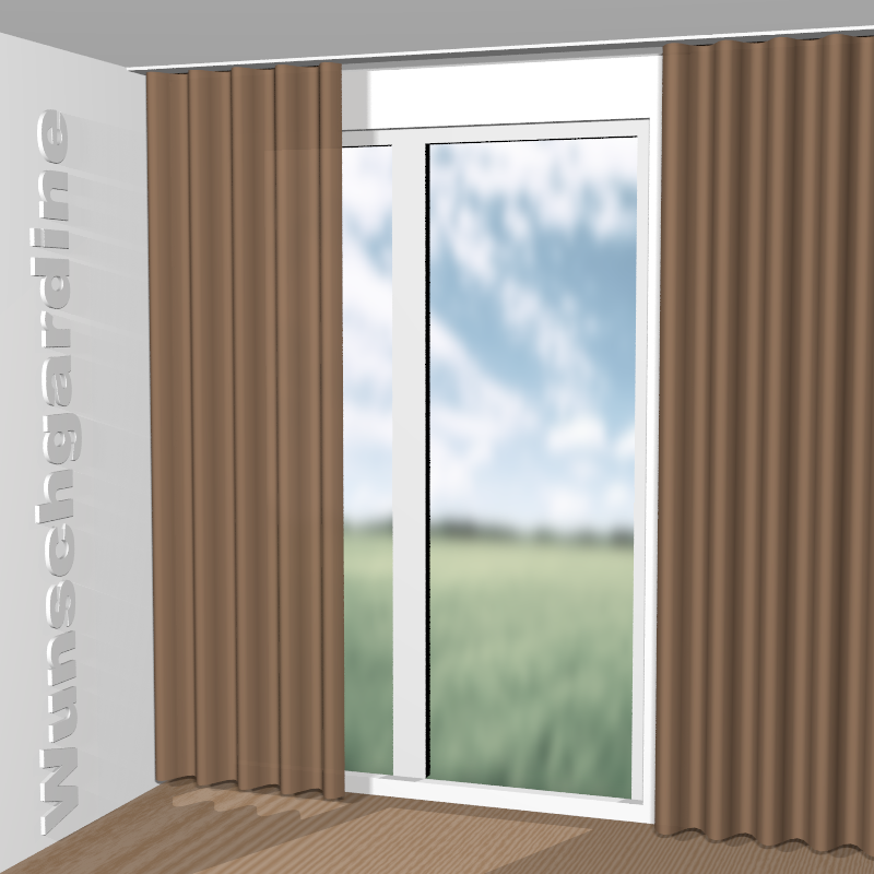 Wellenvorhang aus Infinity Raya 11042-434