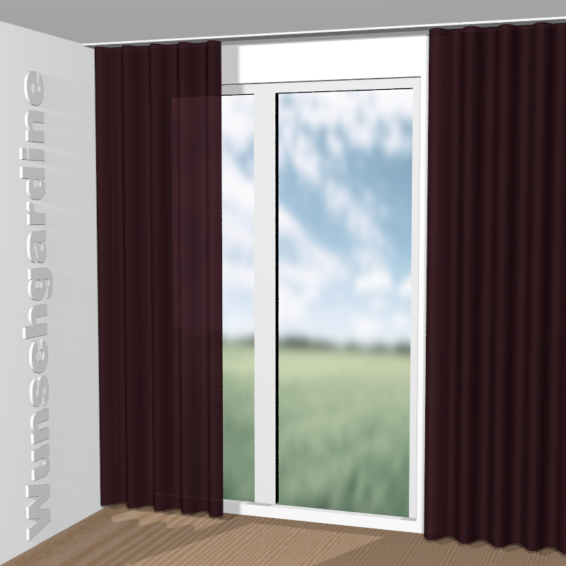 Wellenvorhang aus Infinity Plus FR 11009-348