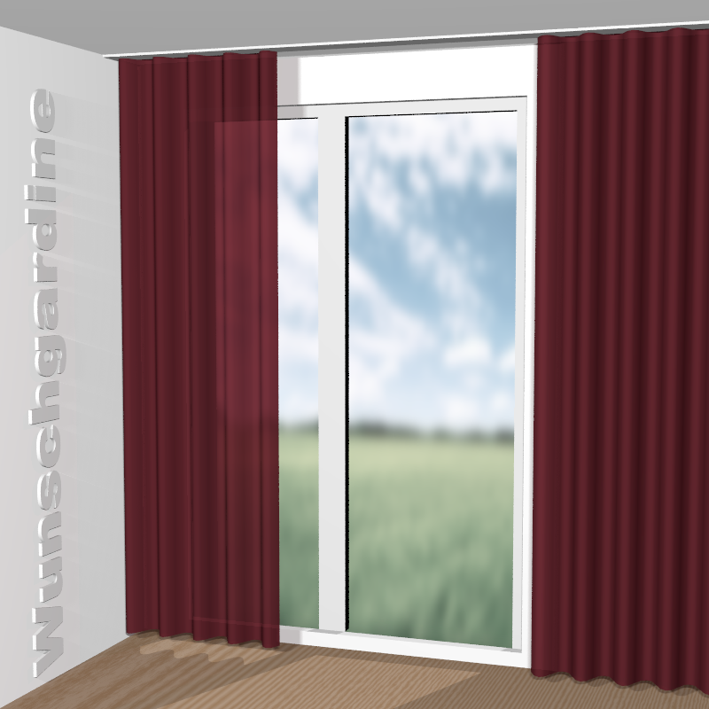 Wellenvorhang aus Infinity Plus FR 11009-396