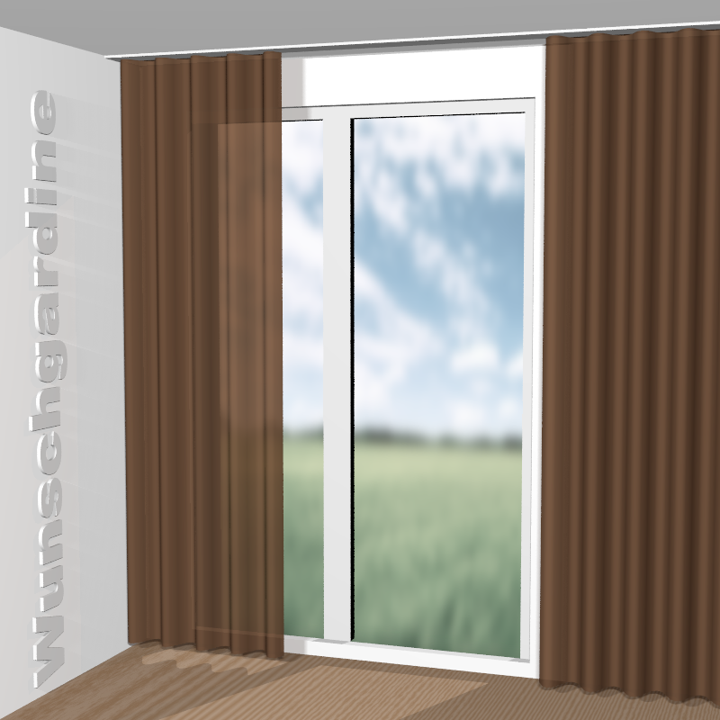 Wellenvorhang aus Infinity Plus FR 11009-434