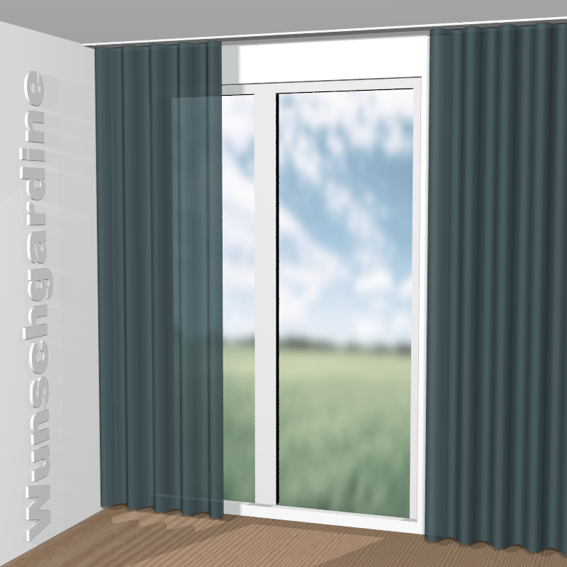 Wellenvorhang aus Infinity Plus FR 11009-565