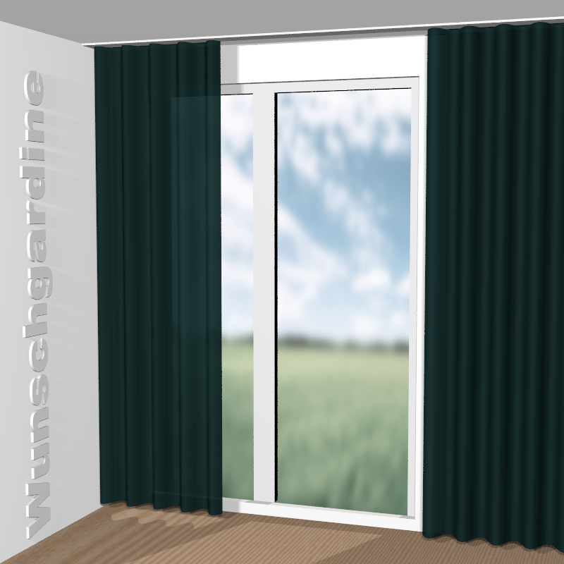 Wellenvorhang aus Infinity Plus FR 11009-658