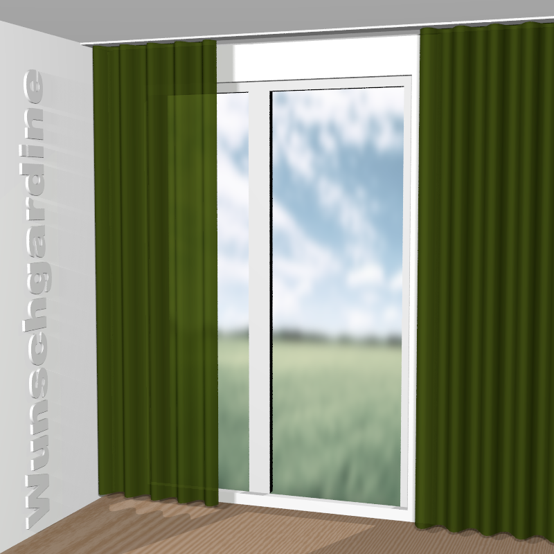 Wellenvorhang aus Infinity Plus FR 11009-777