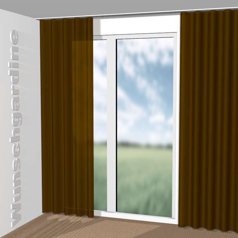 Wellenvorhang aus Infinity Plus FR 11009-817