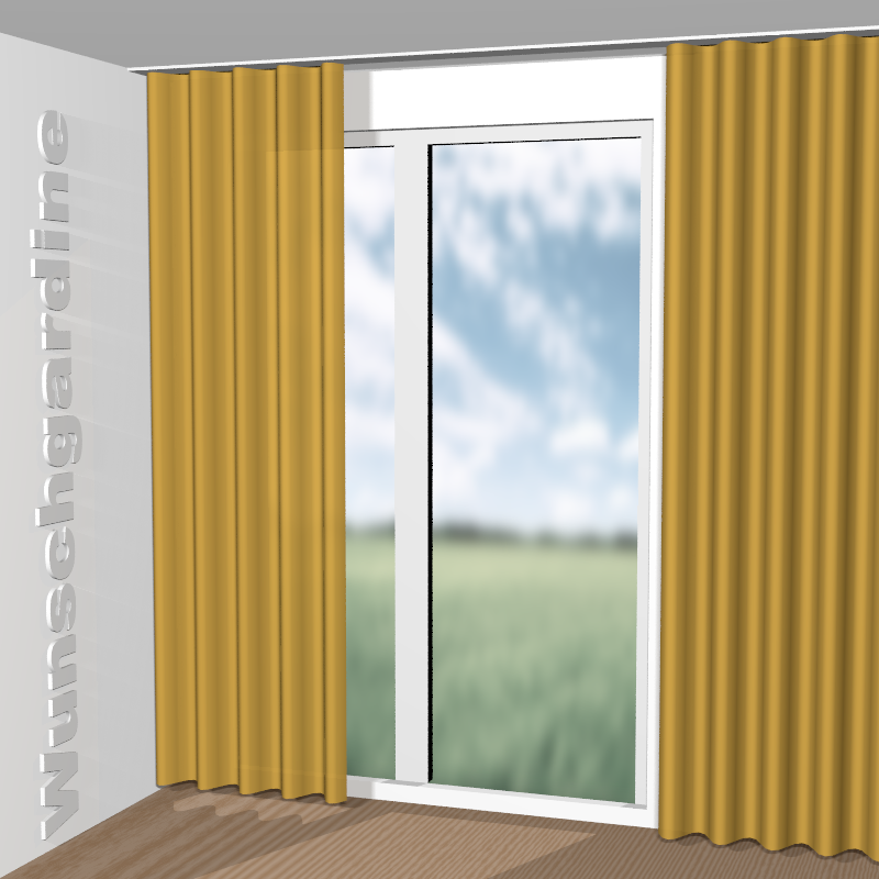 Wellenvorhang aus Iriza 11046-115