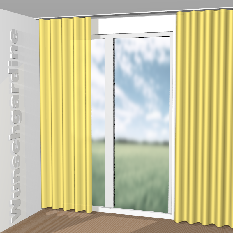 Wellenvorhang aus Iriza 11046-184