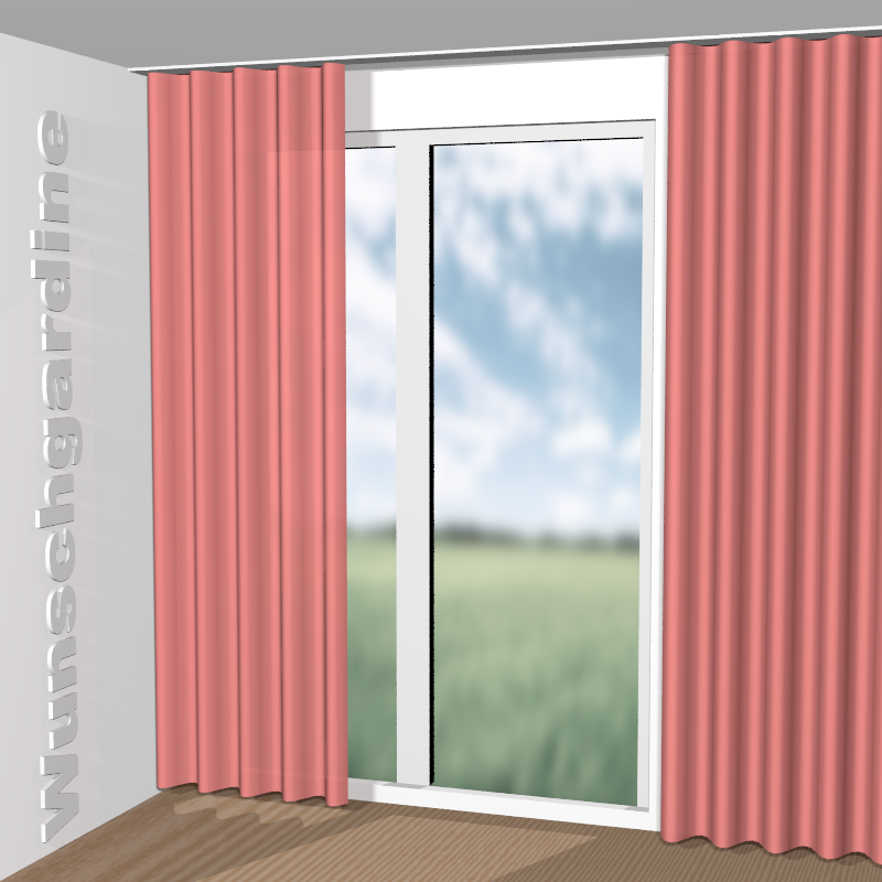 Wellenvorhang aus Iriza 11046-435