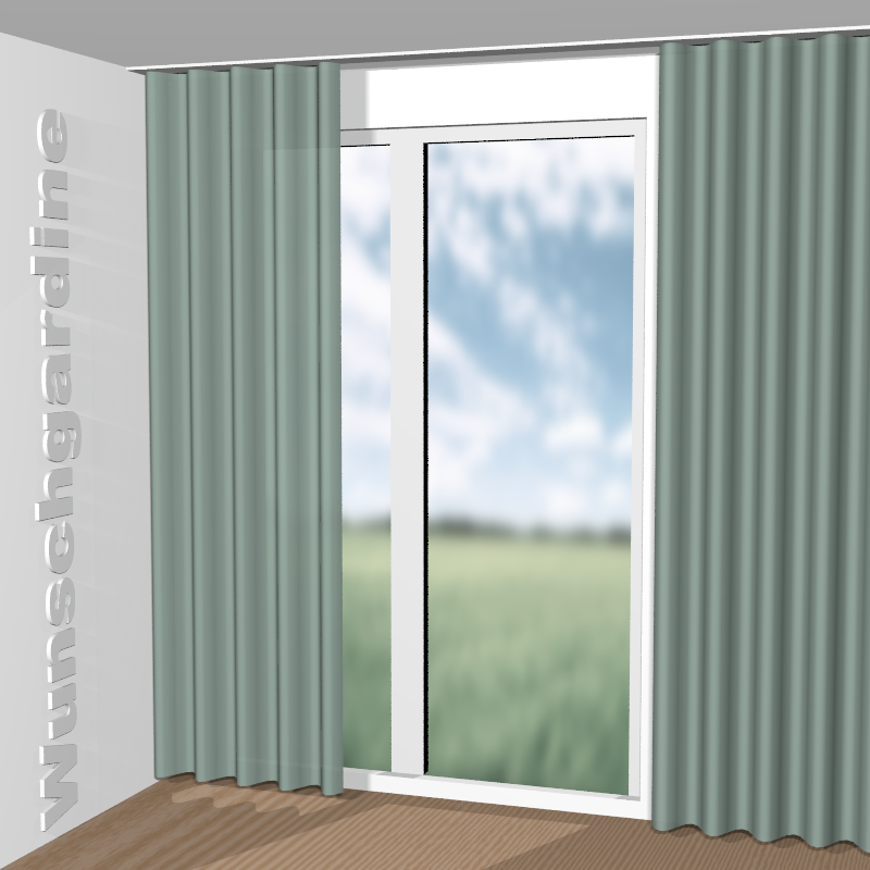 Wellenvorhang aus Iriza 11046-685