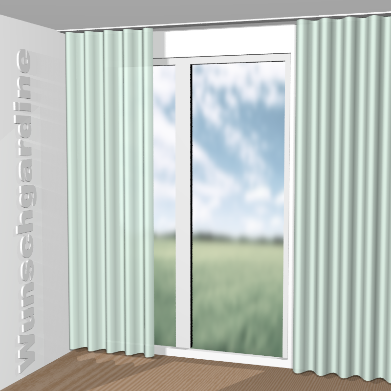 Wellenvorhang aus Iriza 11046-693