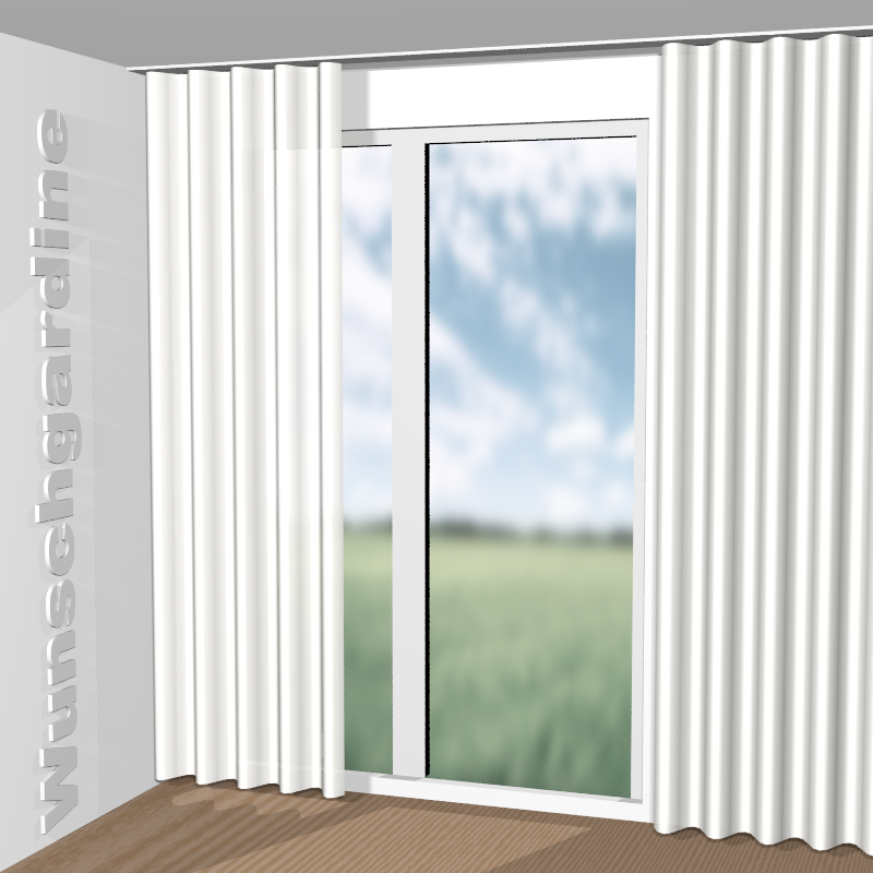 Wellenvorhang aus Iriza 11046-900