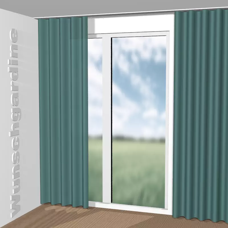 Wellenvorhang aus Jabana 1-3002-332