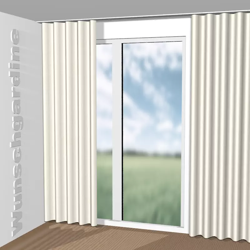 Wellenvorhang aus Jane 1-6594-072