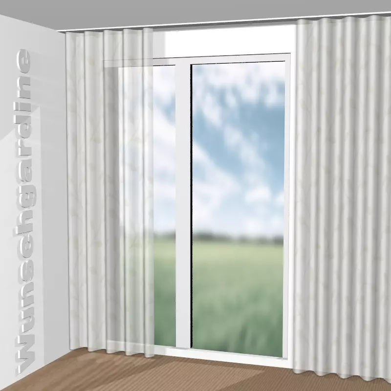 Wellenvorhang aus Jolina 8-4959-070
