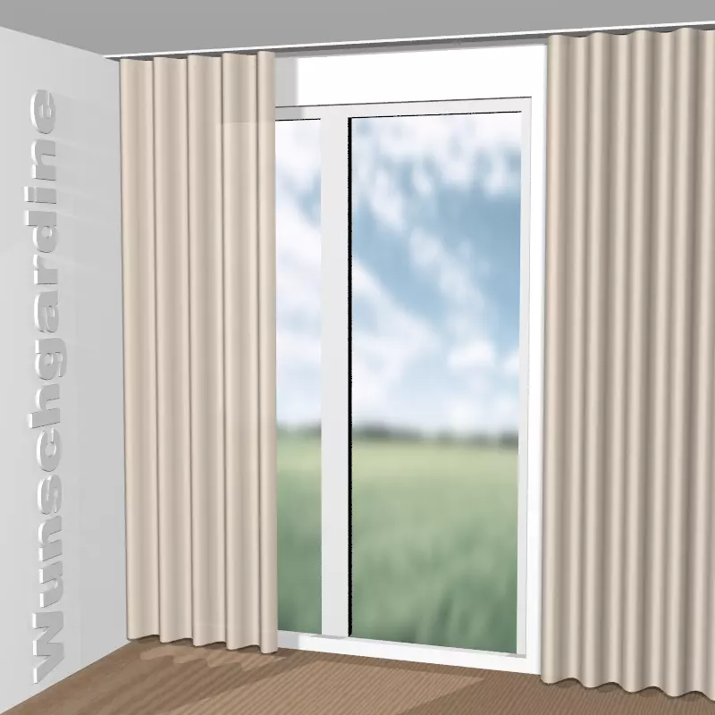 Wellenvorhang aus Kiss 1-1390-071