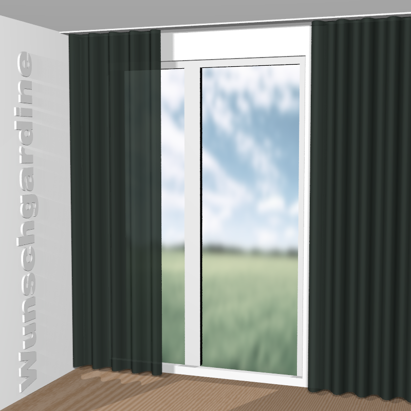 Wellenvorhang aus Lana RE 19630-763