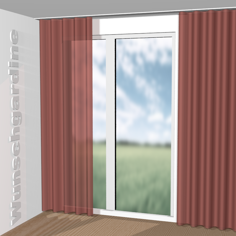 Wellenvorhang aus Larice Edition JA6204-210