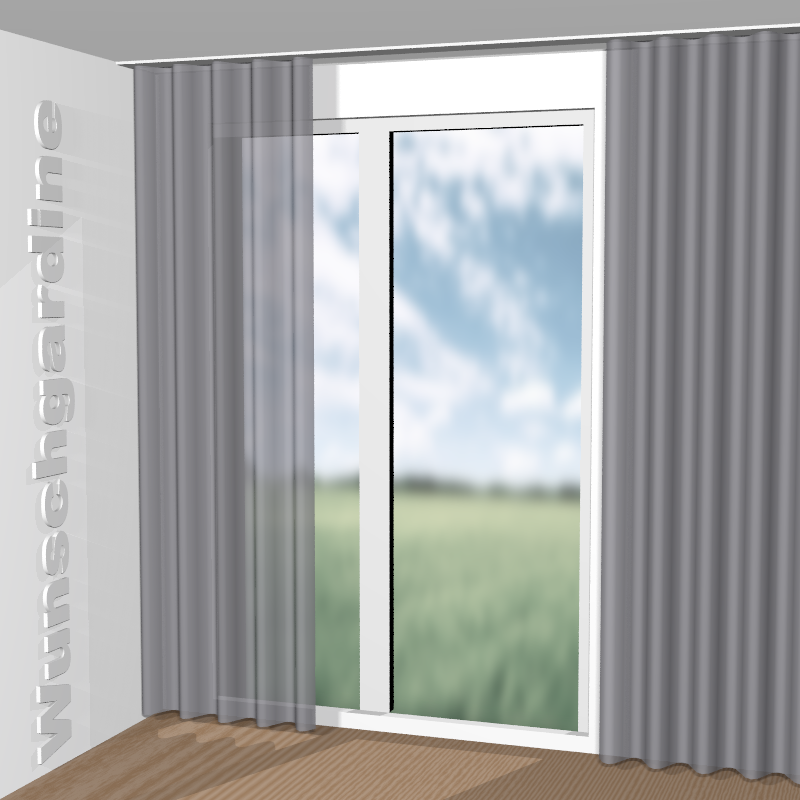 Wellenvorhang aus Larice Edition JA6204-292