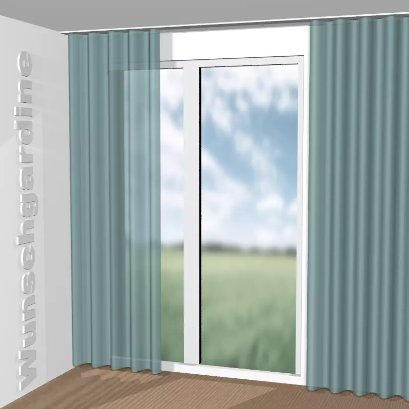 Wellenvorhang aus Leni Fr GS7005-081