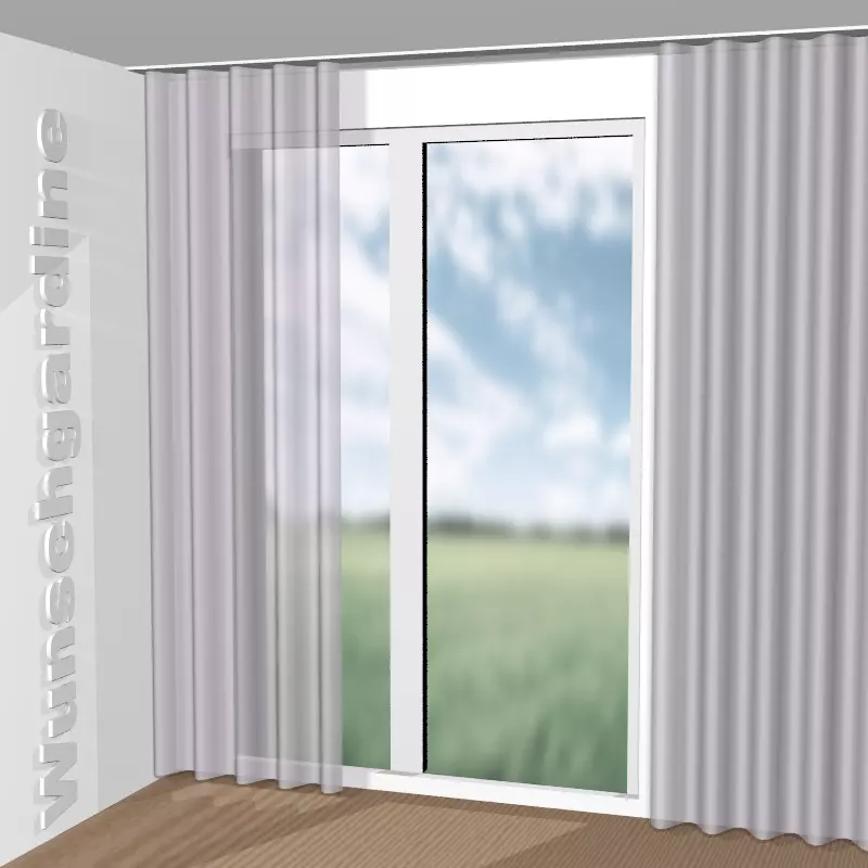 Wellenvorhang aus Leni Fr GS7005-082