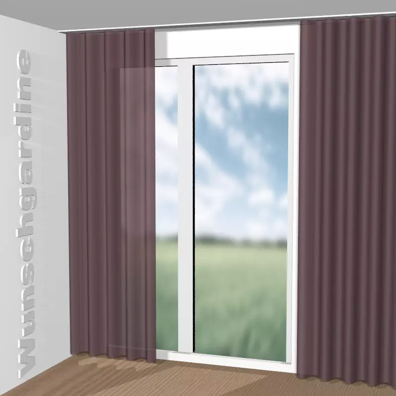 Wellenvorhang aus Leo JA1035-063